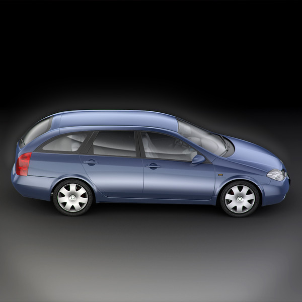 nissan primera p12 wagon 3d model - Nissan Primera P12 Wagon by RTEwork